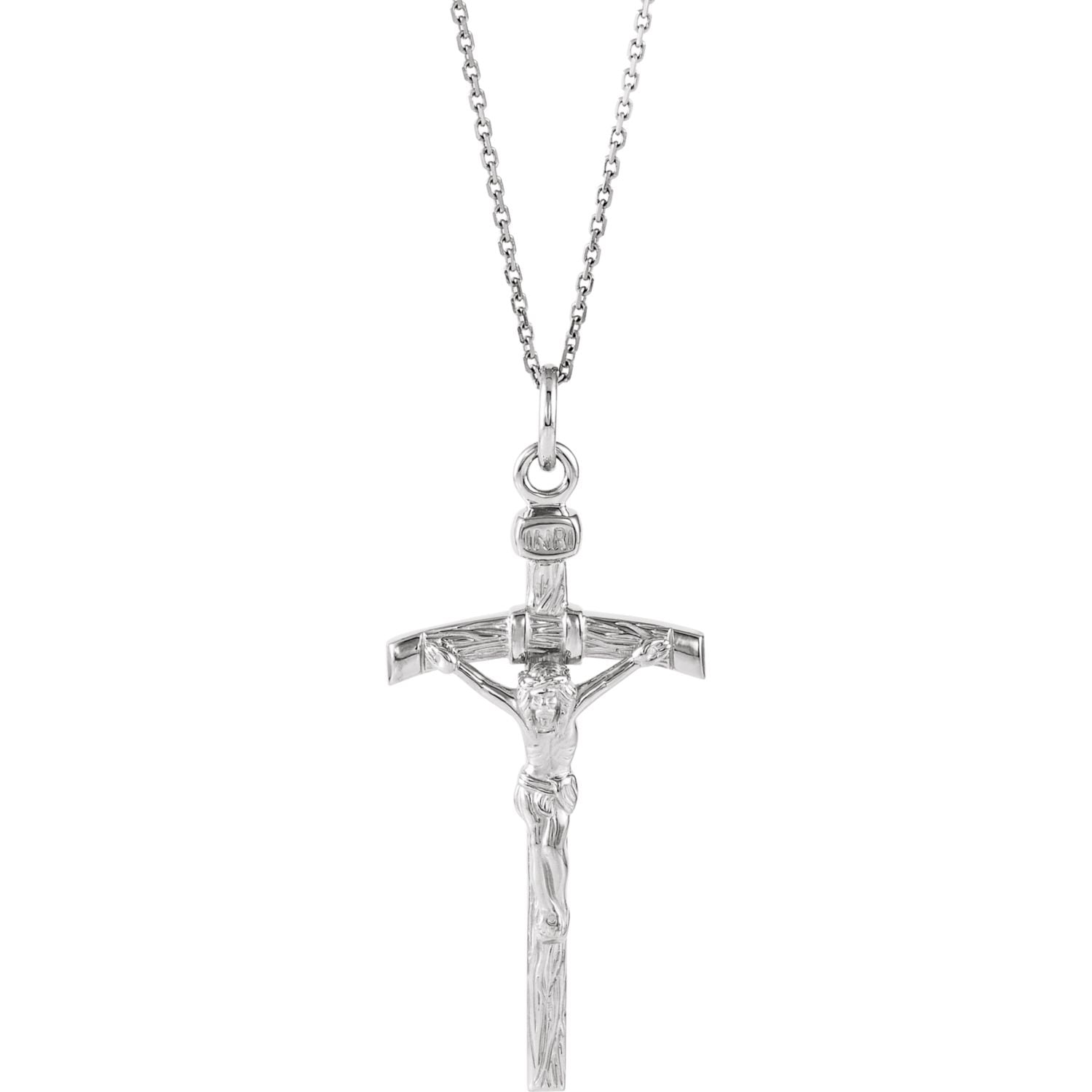 NEW 925 Sterling Silver CROSS CRUCIFIX Charm PENDANT various sizes GOOD QUALITY