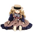 thumbnail image 4 of Straw Hat Mini Hat For Dolls Mini Sombrero Hats Doll Accessory Hand-Woven Hat Ornament Exquisite Doll Tiny Round Hat Beach Hat Boater Hat Has Little Rag Doll Fashion, 4 of 8