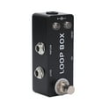 thumbnail image 3 of LHCER Mini Effect Box,True Bypass Effect,Guitar Loop Effect Metal Black Mini Pedal True Bypass Channel Selection For Electric Bass, 3 of 8