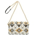 thumbnail image 2 of FORMRS Women Crossbody Purse with Chain Strap Vegan Leather Shoulder Handbag, White and Black, 2 of 7