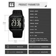 thumbnail image 2 of Explojoy Casual Digital Watch for Men – Simple Design, Dual Time, LED Display, 2 of 8