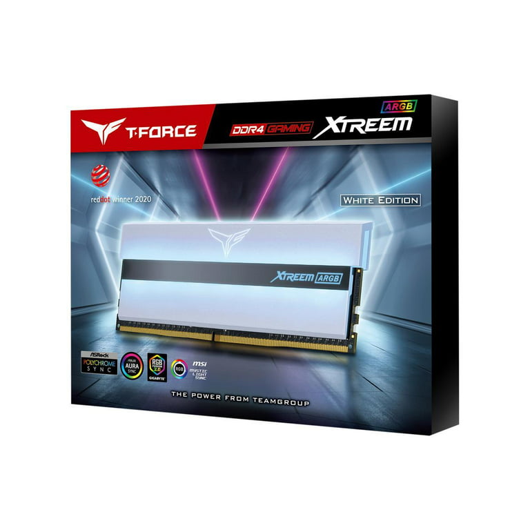 Team Group - T-Force Xtreem ARGB Mémoire PC 32Go (2x16Go) DDR4 3600MHz CL18  Noir - RAM PC - Rue du Commerce