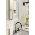 thumbnail image 2 of Amerock Balon 5-1/16 inch (128mm) Center-to-Center Satin Nickel Cabinet Pull, 2 of 6