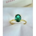 thumbnail image 1 of Colombian Emerald ring, Handmade Emerald Anniversary Ring For Girlfriend, Unique Natural Emerald Ring, Special Emerald Ring, 1 of 1
