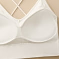 thumbnail image 7 of Sports Bras for Women Racerback Criss Cross Strappy Bralettes V Neck Longline Bra Workout Yoga Bras, 7 of 7
