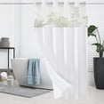 thumbnail image 5 of Dmlowu Shower Curtain, Waterproof Shower Curtain Liner, Lightweight Sturdy Shower Curtains for Bathroom Hotel Home Decor, 72x75 Inch Double-Layer Cloth Shower Curtain, 5 of 6