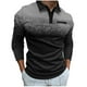thumbnail image 2 of Blusa y camisa de manga larga con cuello vuelto para hombre, informal, estampada, con botones, de poliéster, 2 of 6