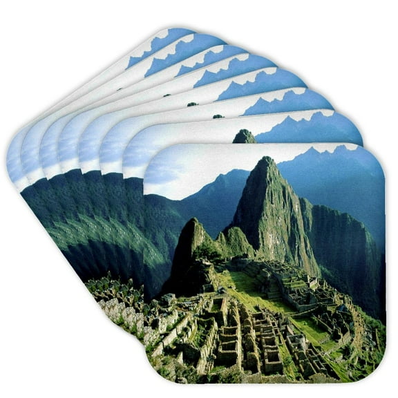 3drose, Peru Lost City of the Incas, Set of 8 Coasters - Soft