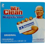 Mr. Clean Magic Eraser Cleaning Pads with Durafoam, 2 Ct (3 Pack) (Bundle)