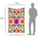 thumbnail image 5 of Cobija Manta Frazada Diseño de Flores Méxicanas Patrias Ultra Suave y Ligera Juana Gallo, 5 of 5