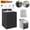 black, variant on Washing Machine Top Dust Cover Laundry Washer/Dryer Protect Dustproof Waterproof.(Silver)