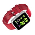 thumbnail image 3 of Reloj inteligente rastreador de ejercicios con detector de presión arterial y frecuencia cardíaca Pulsera para dormir a prueba de agua compatible con Bluetooth, rojo Inevent EL000918-03B, 3 of 7