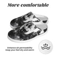 thumbnail image 6 of Yiaed Majestic Wolf Landscape Print Slippers Fuzzy Warm Cozy Slippers Non Slip House Slippers For Indoor Outdoor Slippers House Slippers-11, 6 of 7