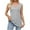 Gray, variant on Wyobmus Womens Tank Tops Full Length Sleeveless Ribbed Knit Shirts V Neck Loose Fit Casual Tops With Pocket Trendy Fashion Outfits S-2X Black
