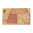 thumbnail image 2 of Historic County Map - Catawba County North Carolina - Yoder 1886 - Vintage Wall Art, 2 of 4