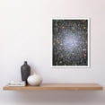 thumbnail image 2 of Hubble Space Telescope Image Globular Cluster 47 Tucanae 3000 Bright White Dwarf Exodus From The Stellar Group Core In Milky Way Art Print Framed Poster Wall Decor 12x16 inch, 2 of 5