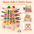 thumbnail image 3 of Juego de mesa WhimsiPlay Pyramid Wooden Sticks Dice 3-6 años, 3 of 7