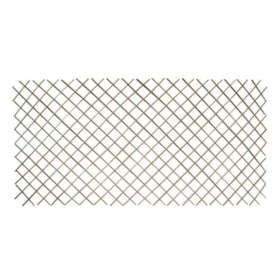 48 in. H x 72 in. L Peeled Willow Expandable Lattice Fence