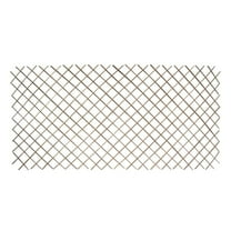 48 in. H x 72 in. L Peeled Willow Expandable Lattice Fence