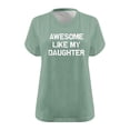 thumbnail image 4 of Fiudx Ofertas de La Semana Camiseta Deportiva de Verano de Gran Tamaño con Cuello En V y Manga Corta para Mujer, 4 of 4