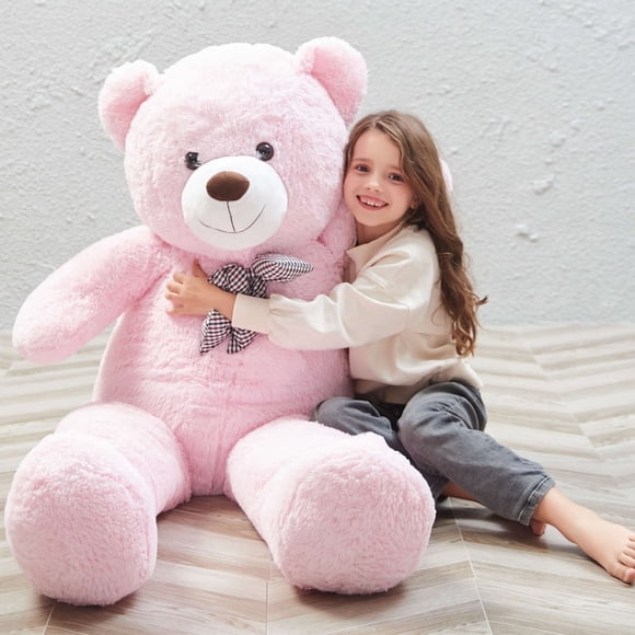 MorisMos Giant Teddy Bear 4ft Stuffed Animal Soft Big Bear Plush Toy