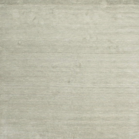 Ahgly Company Indoor Square Contemporary Pale Silver Gray Solid Area Rugs, 8' Square