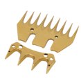 thumbnail image 1 of Sheep Shears Blade, Straight 9 Tooth Electric Sheep Shear Blades  for Wool Shearing, 1 of 7