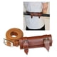 thumbnail image 5 of = Cinturón de caballero funda de y rana Soporte de con hebilla Cinturón de duradero de material cuero PU 1 piece - marrón CUTICAT Cinturón de espada, 5 of 7