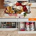 thumbnail image 6 of Lifewit Drawer Organizer for Underwear Fabric Dresser Storage Bins for Bra, 4 Packs Light Gray, 6 of 7