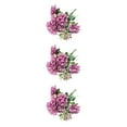 thumbnail image 3 of Guardoinrt Wide Application Artificial Flowers Add Beauty To Any Setting Long-lasting Durability Cloth Artificial Flowers cameo brown 3Set, 3 of 6