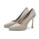 thumbnail image 3 of 2023 Zapatos de lujo para mujer, nuevo diseño, tacones de oficina, plataforma de cuero, sexys, finos, zapatos de tacón alto para mujer, 3 of 4