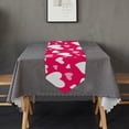 thumbnail image 5 of GZHJMY Valentines Heart Love Table Runner Seasonal Table Cloth Runner for Kitchen Dining Table Wedding Party Holiday Coffee Dining Home Decor 13 x 70 Inches, 5 of 7
