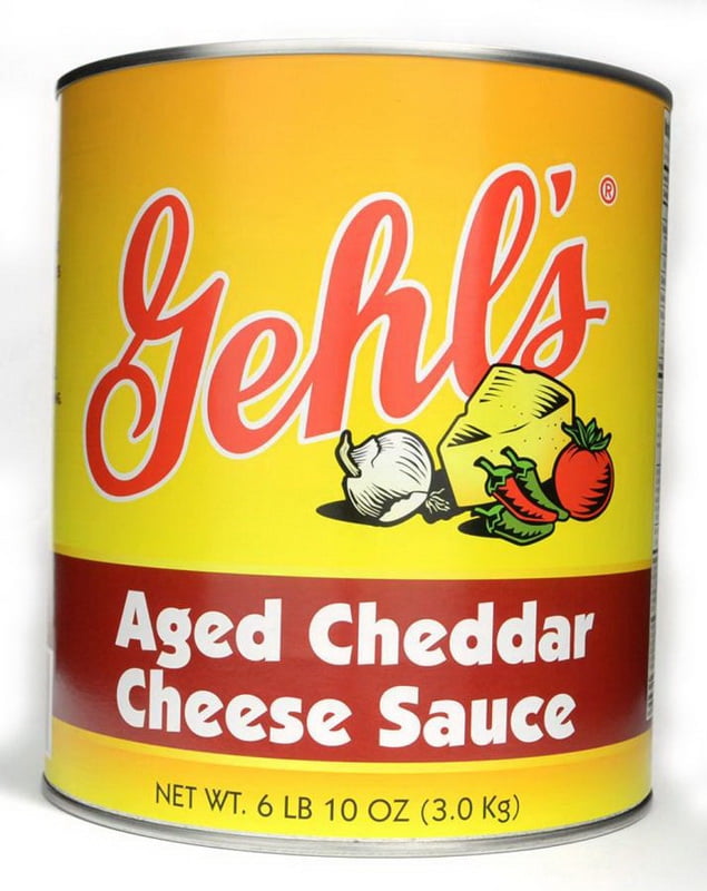 (Price/Case)Gehl'S Aged Cheddar Cheese Sauce 10 Cans 6 Per Case