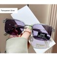 thumbnail image 4 of Anti-Blue Light Discoloration Reading Glasses Men Half Frame Photochromic Magnifying Glasses Computer Transparent Goggles Sunglasses, 4 of 4
