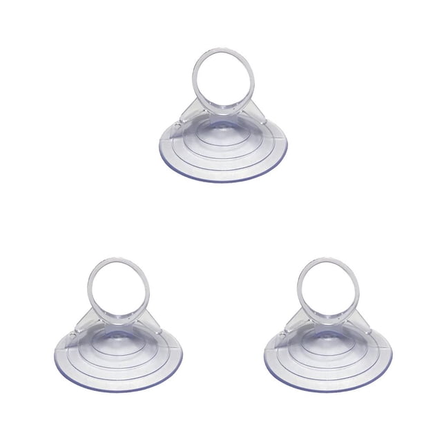 Naiovety 6Pcs Suction Cup Transprent Strong Vacuum Hanger Sucker Door Wall Automotive Bathroom Kitchen Car Tools Wall Interior Type1 NO1