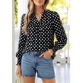 thumbnail image 6 of PRETTYGARDEN Women's Boho Floral Blouses Dressy Casual, 6 of 6