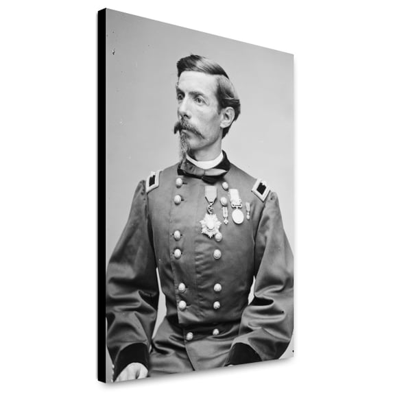 Canvas Print: Portrait Of Brig. Gen. Alfred North Dakotaffie, Officer Of The