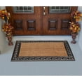 thumbnail image 4 of A1HC 30x48 Natural Coir & Rubber Paisley Border Door Mat, Heavy-Duty Large Outdoor Entrance, Thick, Durable, Anti-Shed, Bronze, 4 of 7
