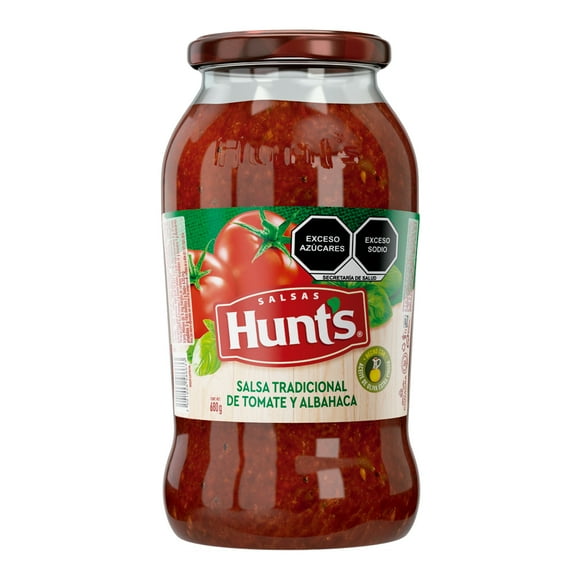 Salsa de tomate Hunts receta casera tomate y albahaca 680 g