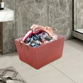 thumbnail image 5 of HengDidi Foldable Canvas Laundry Basket with Soft Handle and Spacious Interior for Dirty Clothes Management - Collapsible Hamper for Bathroom, Bedroom, and Campus Living, 5 of 6
