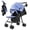Blue, variant on Limorve Lightweight One‑Hand Fold Baby Stroller, Adjustable Backrest Toddler Pushchair with 5‑Point Harness, Large Storage Basket & Cup Holder for 0‑2 Years Old