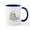 White/Navy Inside, variant on CafePress - EASTER BUNNY Mugs - 11 oz Ceramic Mug - Novelty Coffee Tea Cup