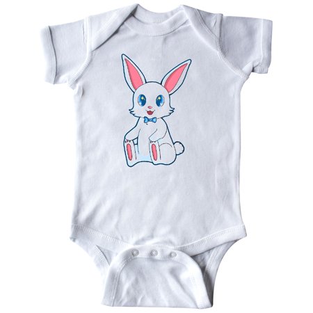 

Inktastic Happy Easter Boy Bunny in Blue Gift Baby Boy Bodysuit