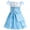 1piece blue dress with a bag, variant on WIBACKER Toddler Baby Girl Snow Princess Dress with a Bag Kids Girls Ball Gown Fancy Cosplay Costume for Birthday Halloween Christmas Party