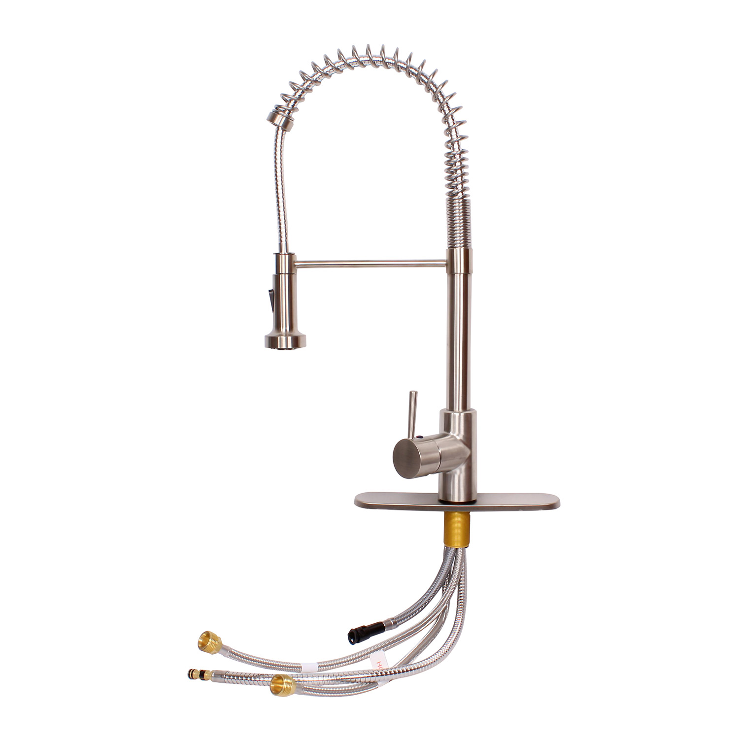 Empire Faucets Kitchen Faucet Head Replacement Brushed Nickel Spring Faucet