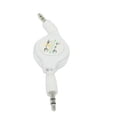 thumbnail image 2 of 3 Feet Retractable Mini 3.5mm Plug Stereo Auxiliary Aux Cord Cable Cell Phone Mobile Smartphone iPhone 6S 6 Plus iPod iPad Tablet Laptop PC Speaker Male/Male, 2 of 3
