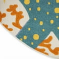 thumbnail image 6 of 5â€™ Round Multicolor Indoor Outdoor Area Rug, 6 of 9
