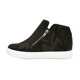 cushionaire women's hart hidden wedge sneaker