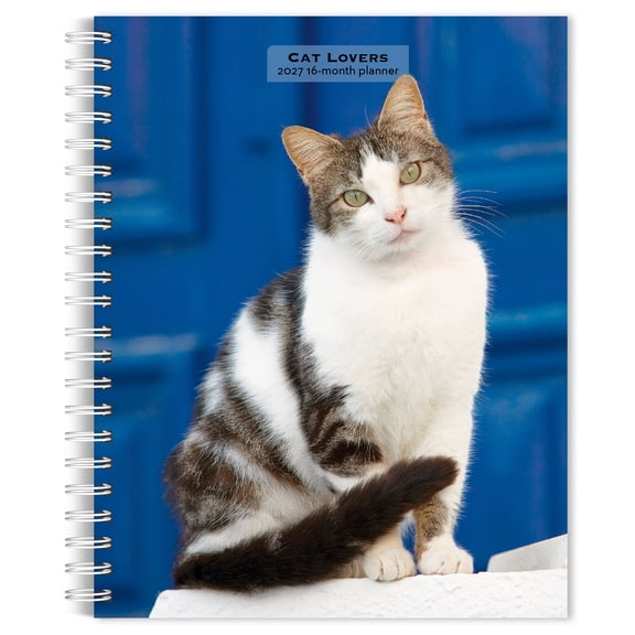 Cat Lovers | 2027 6x7.75" Spiral-Bound Wire-O Engagement Planner