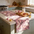 thumbnail image 6 of HuiXinOu Easter Table Runner with Rabbit Floral Egg Design Holiday Party Table Decor, Tablecloth Placemat for Dining Room Kitchen Spring Celebration 59 x 13 in, 6 of 6